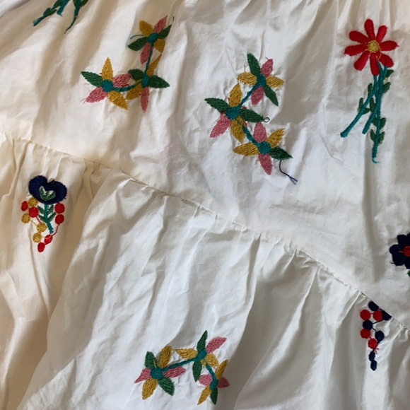 Zara Embroidered Ruffle Tank - Picture 3 of 5